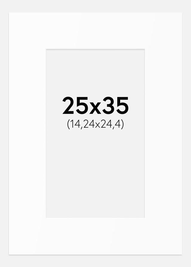 Pasparta Bílý Standard (Bílé Jádro) 25x35 cm (14,24x24,4)