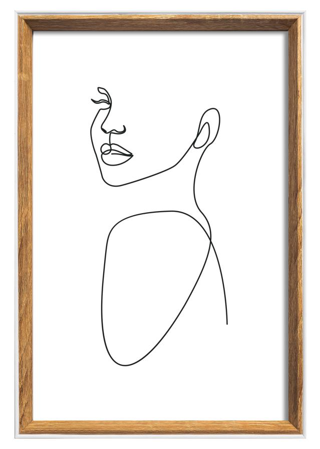 Rám Silhouette Ořech 20x30 cm