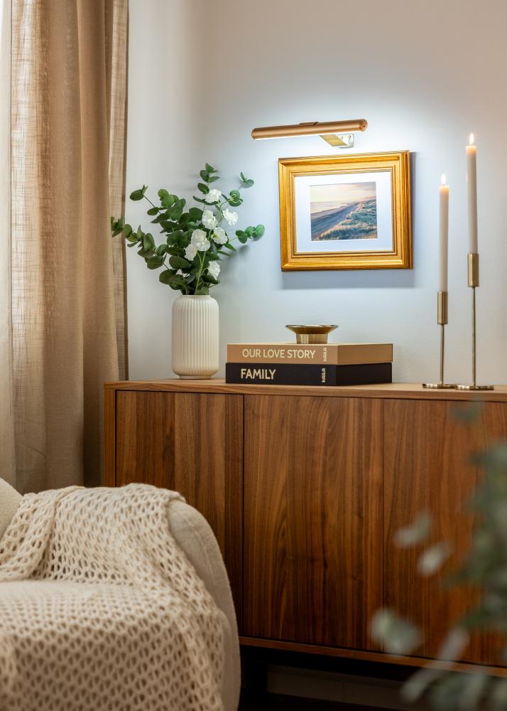 KAILA Lux Bateriové Osvětlení Obrazu 33 cm - Zlatá