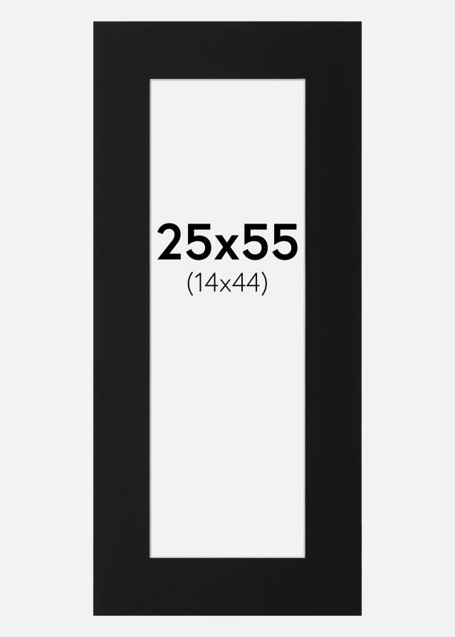 Pasparta Černý Standard (Bílé Jádro) 25x55 cm (14x44)