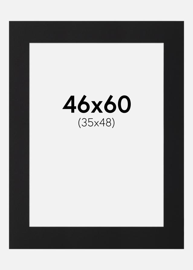 Pasparta Černý Standard (Bílé Jádro) 46x60 cm (35x48)