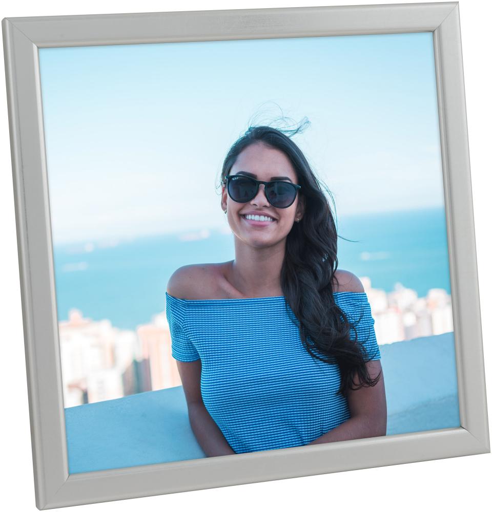 Rám Slim Matný Antireflexní sklo Stríbrná 18x18 cm