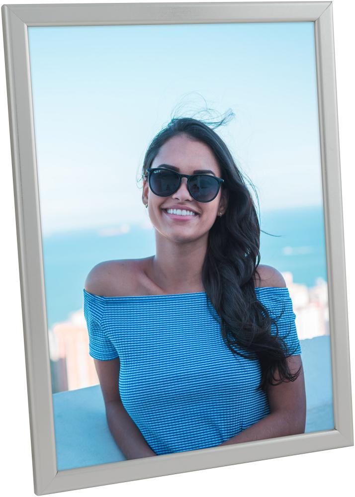 Rám Slim Matný Antireflexní sklo Stríbrná 18x24 cm