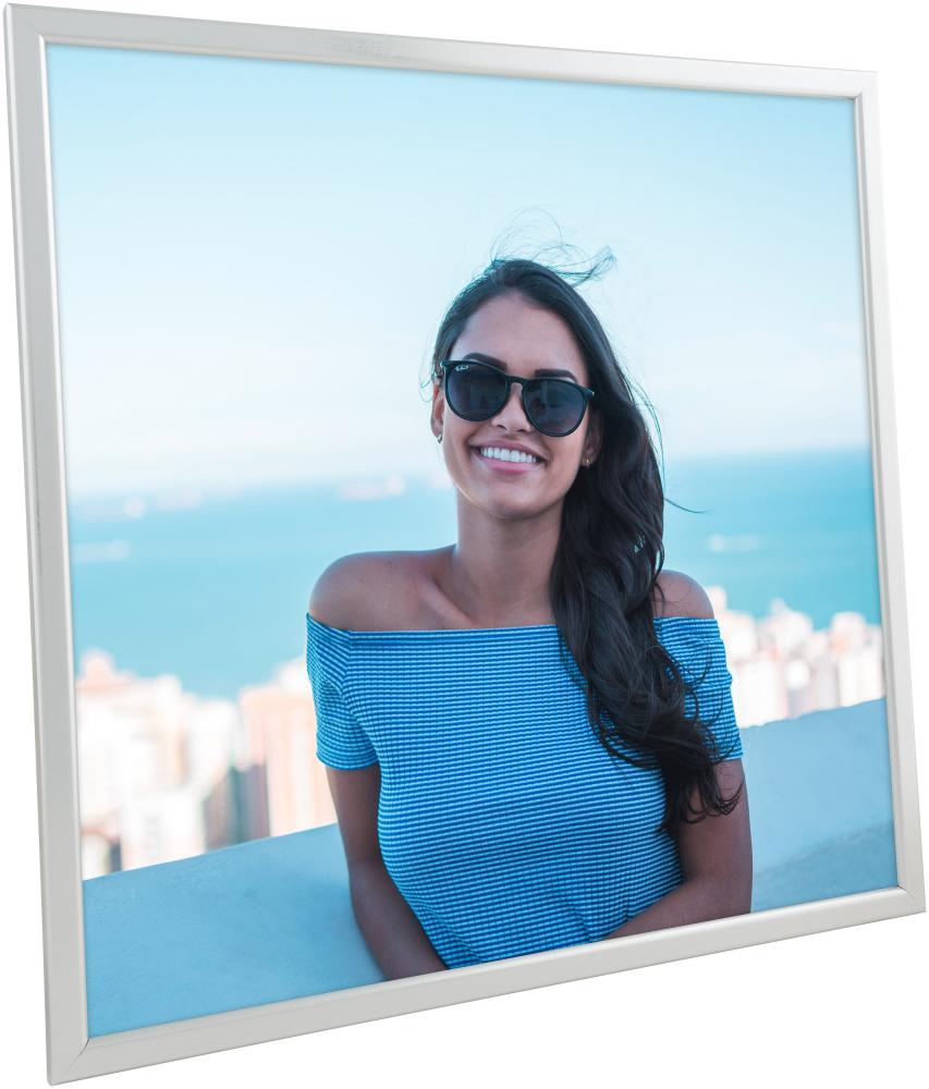 Rám Slim Matný Antireflexní sklo Stríbrná 30x30 cm