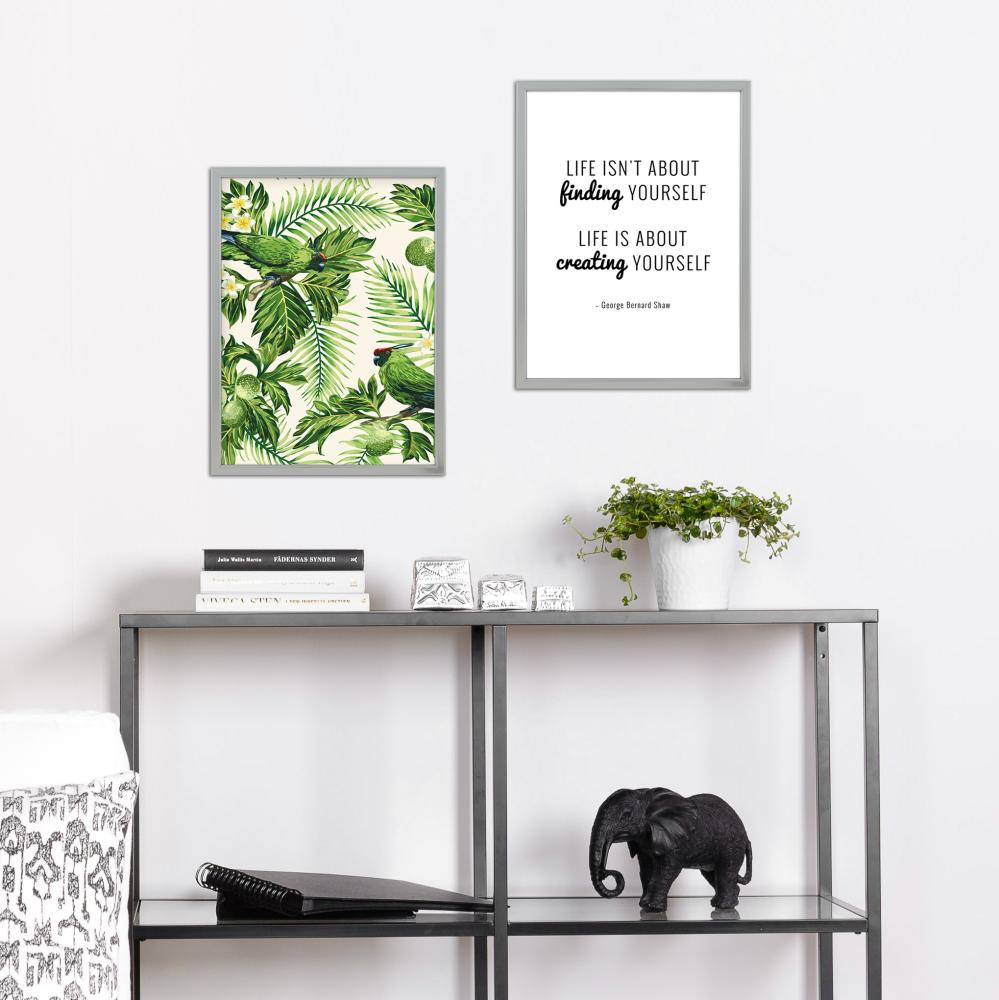 Rám Slim Matný Antireflexní sklo Stríbrná 18x24 cm