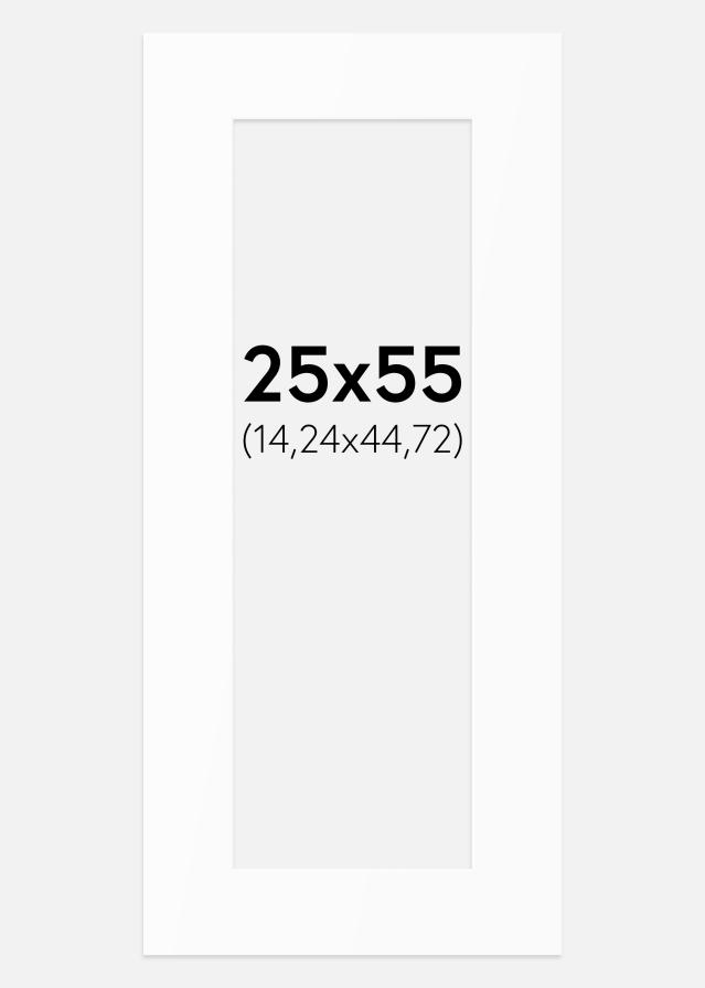 Pasparta Bílý Standard (Bílé Jádro) 25x55 cm (14,24x44,72)