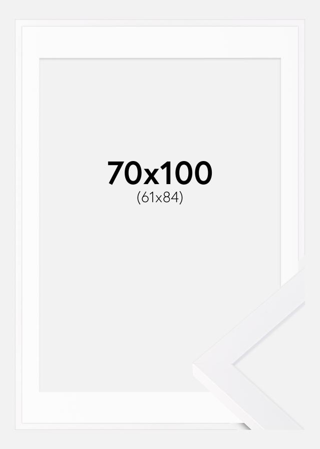 Rám Selection Bílá 70x100 cm - Pasparta Bílá 62x85 cm