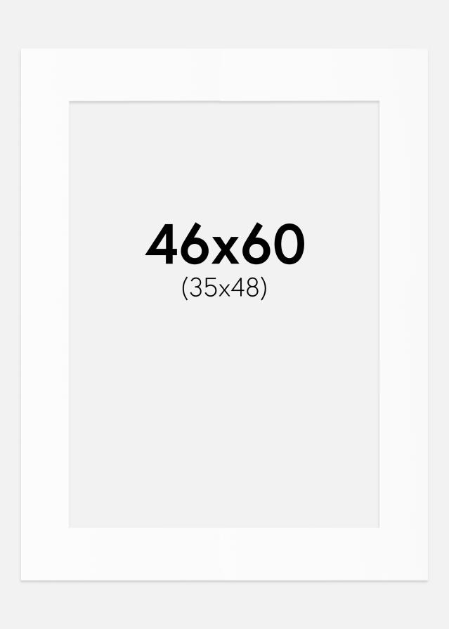 Pasparta Bílý Standard (Bílé Jádro) 46x60 cm (35x48)