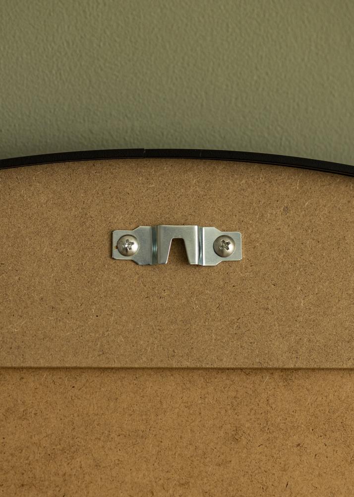 Zrcadlo Modern Cerná 80 cm Ø