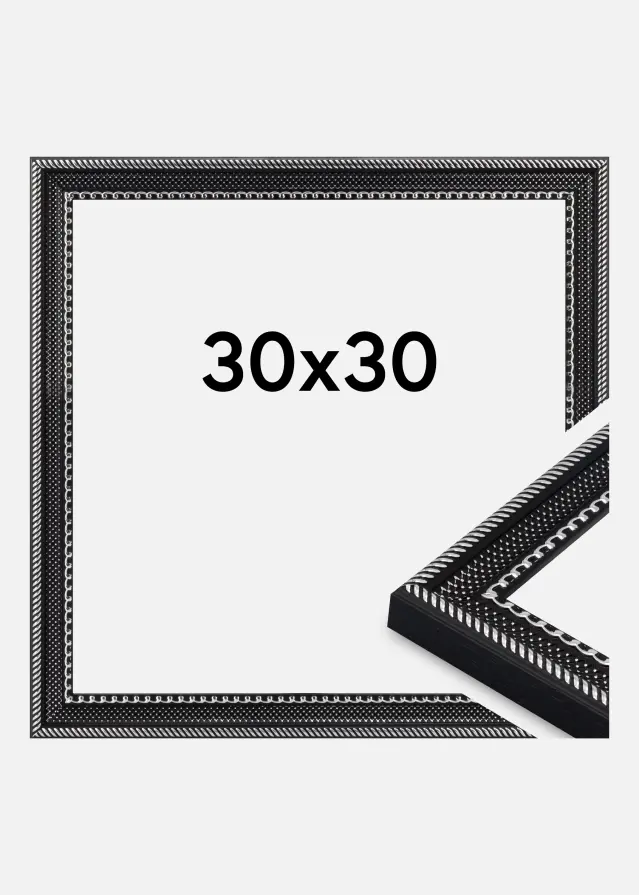 Rám Trellis Akrylové sklo Černá 30x30 cm