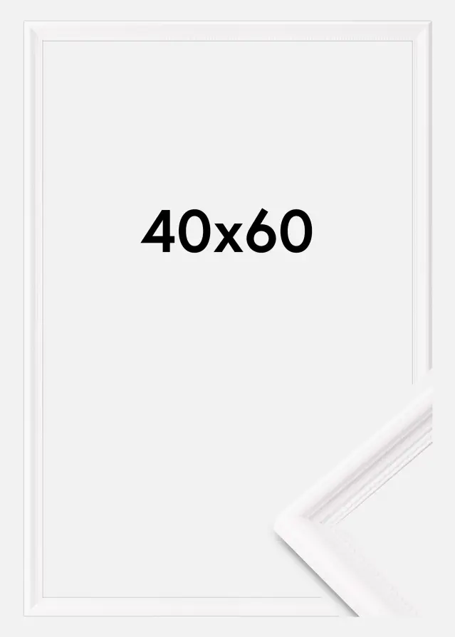 Rám Gala Akrylové sklo Bílá 40x60 cm