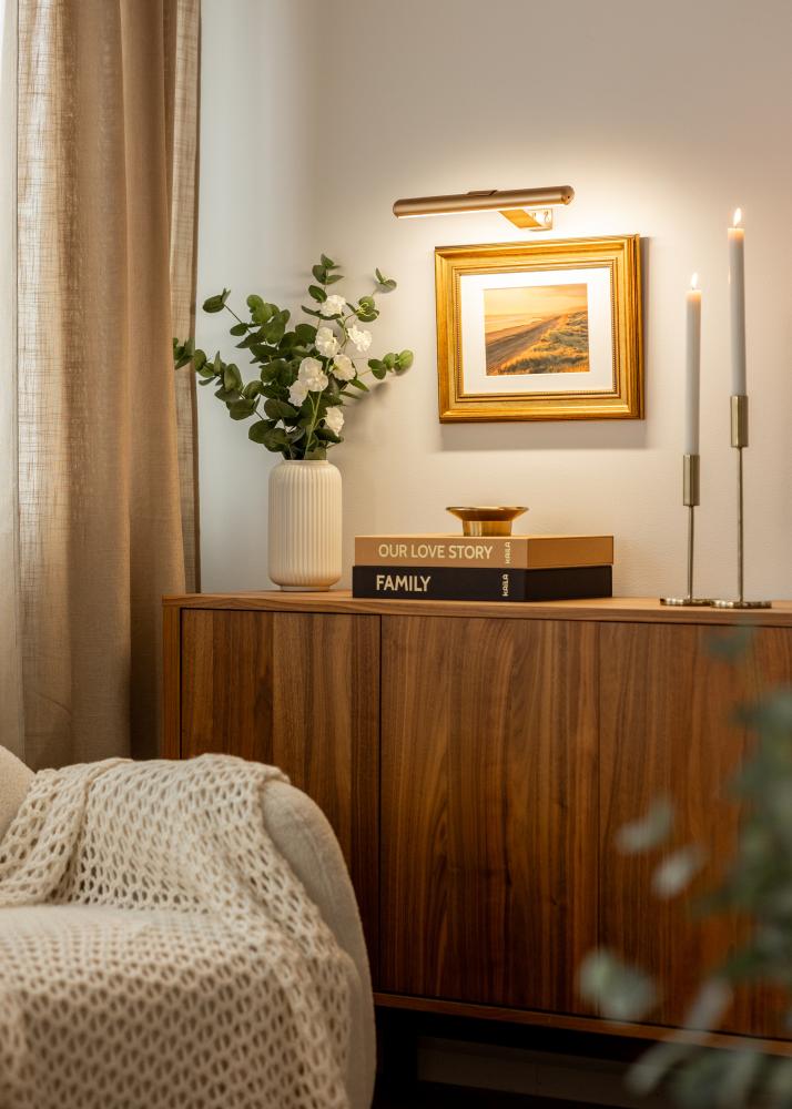 KAILA Lux Bateriové Osvětlení Obrazu 33 cm - Zlatá