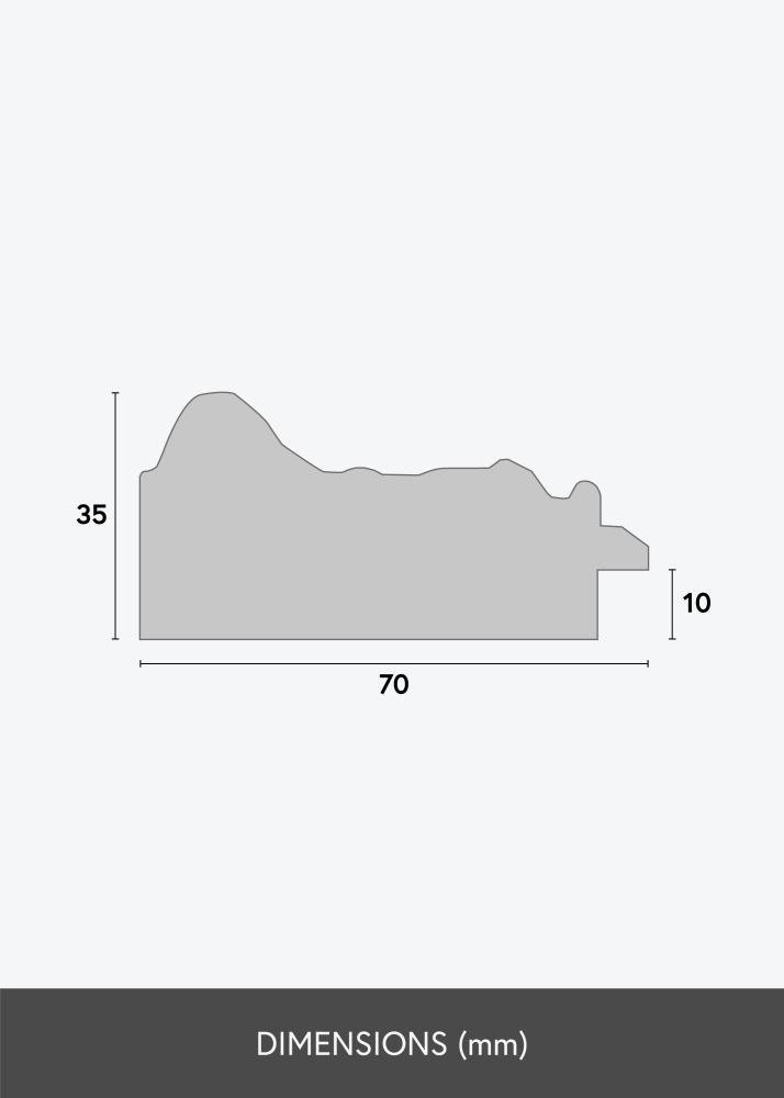 Rám Durham Bílá - Volitelná velikost