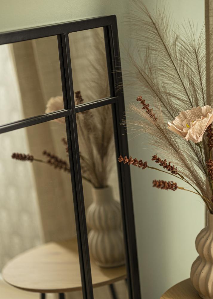Zrcadlo Window Cerná 70x100 cm