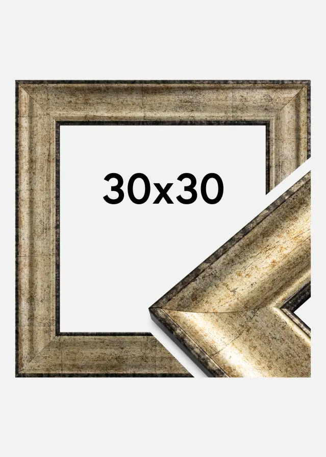 Rám Saltsjöbaden Akrylové sklo Starožitné zlato 30x30 cm