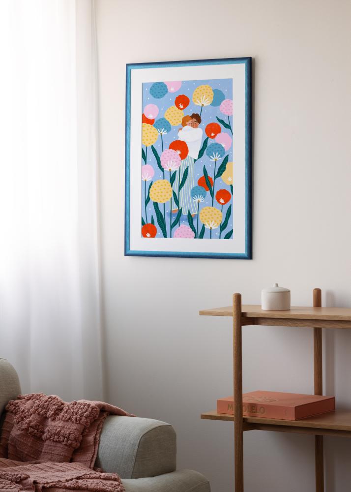 Rám Cornwall Akrylové sklo Tmavě modrá 60x80 cm