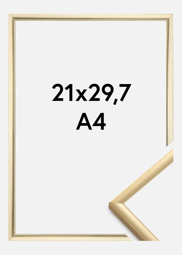 Rám New Lifestyle Akrylové sklo Zlatá 21x29,7 cm (A4)
