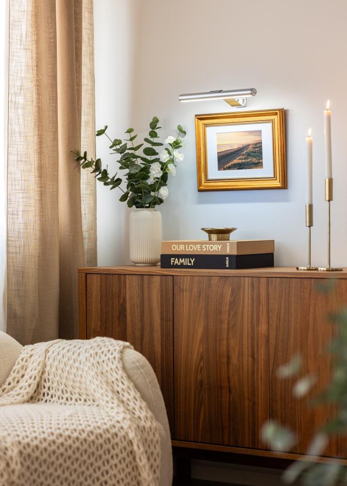 KAILA Lux Bateriové Osvětlení Obrazu 33 cm - Stříbrná