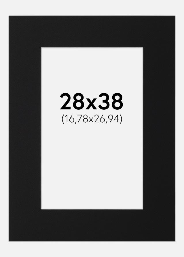 Pasparta Černý Standard (Bílé Jádro) 28x38 cm (16,78x26,94)