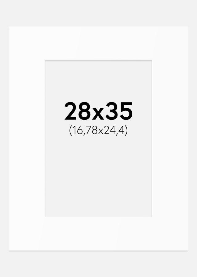 Pasparta Bílý Standard (Bílé Jádro) 28x35 cm (16,78x24,4)