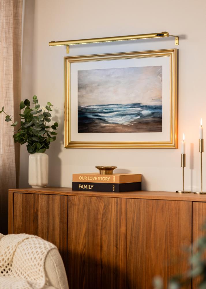 KAILA Brilliance Bateriově poháněné osvětlení obrazu 80 cm - Zlatá