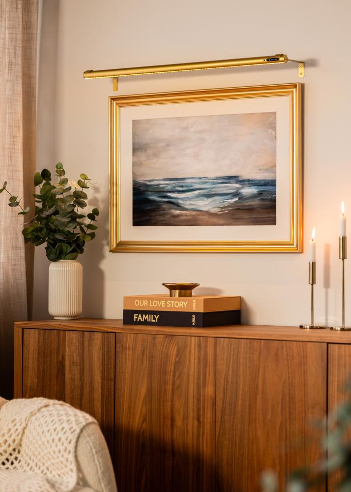 KAILA Brilliance Bateriově poháněné osvětlení obrazu 80 cm - Zlatá