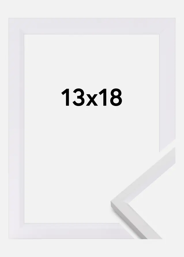 Rám Steel Style Bílá 13x18 cm