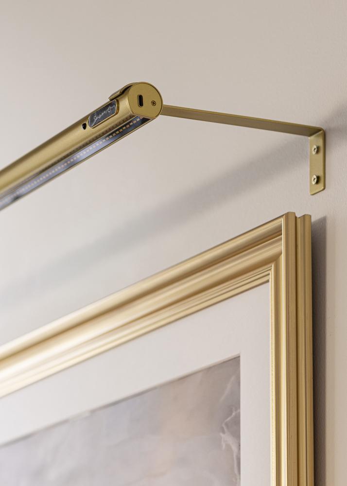 KAILA Brilliance Bateriově poháněné osvětlení obrazu 80 cm - Zlatá