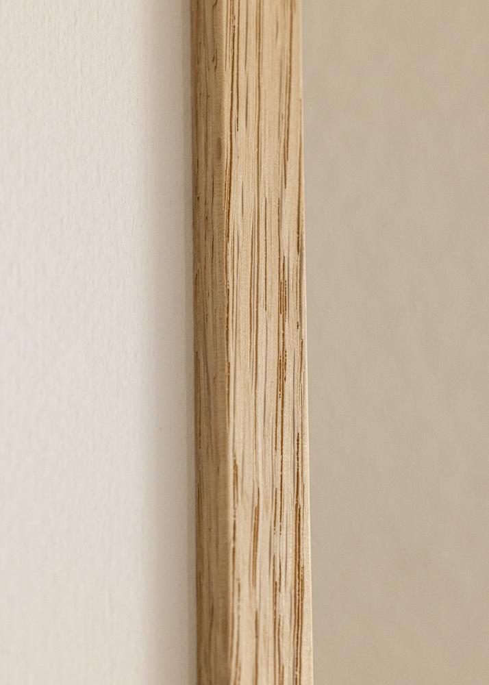 Rám Oslo Dub 60x80 cm - Pasparta Bílá 50x70 cm