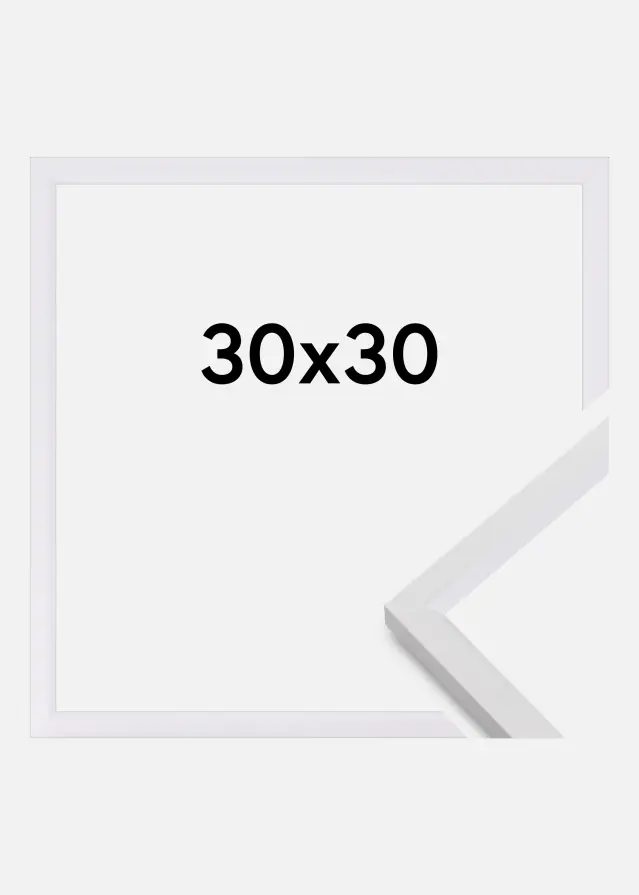 Rám Steel Style Bílá 30x30 cm