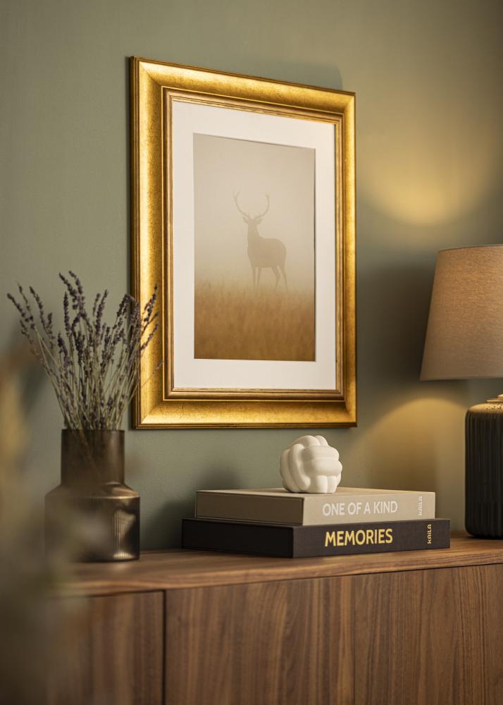 Rám Belfast Tmavý Zlatá - Volitelná velikost