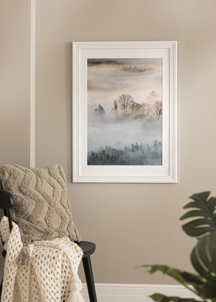 Rám Baroko Bílá 30x40 cm