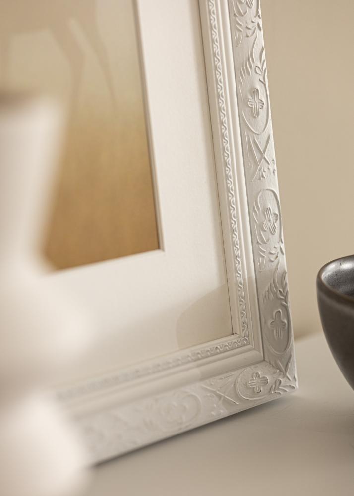 Rám Baroko Bílá 30x40 cm