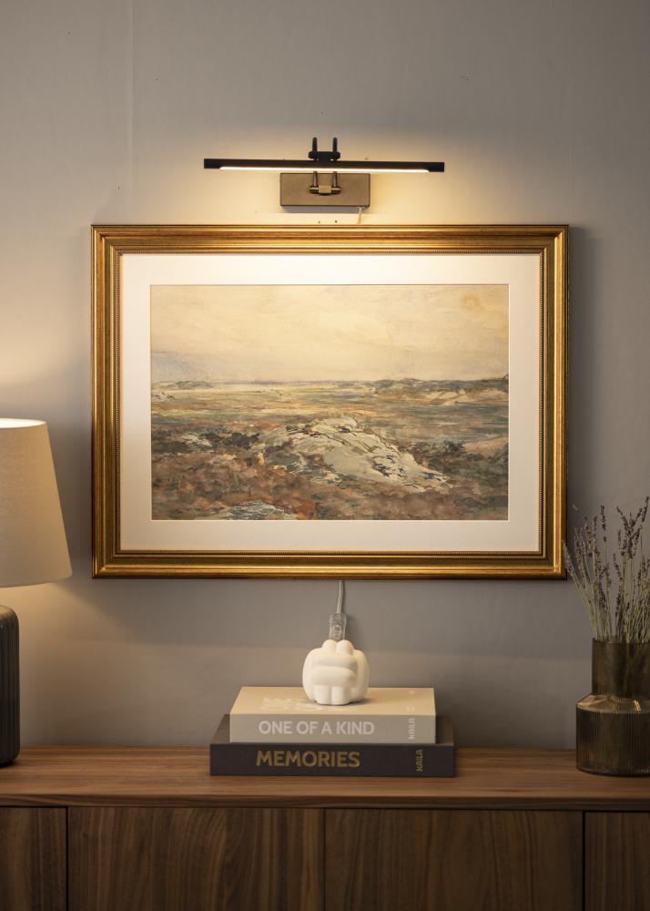 Gunnebo V962 LED osvetlení obrazu 37 cm - Cerná