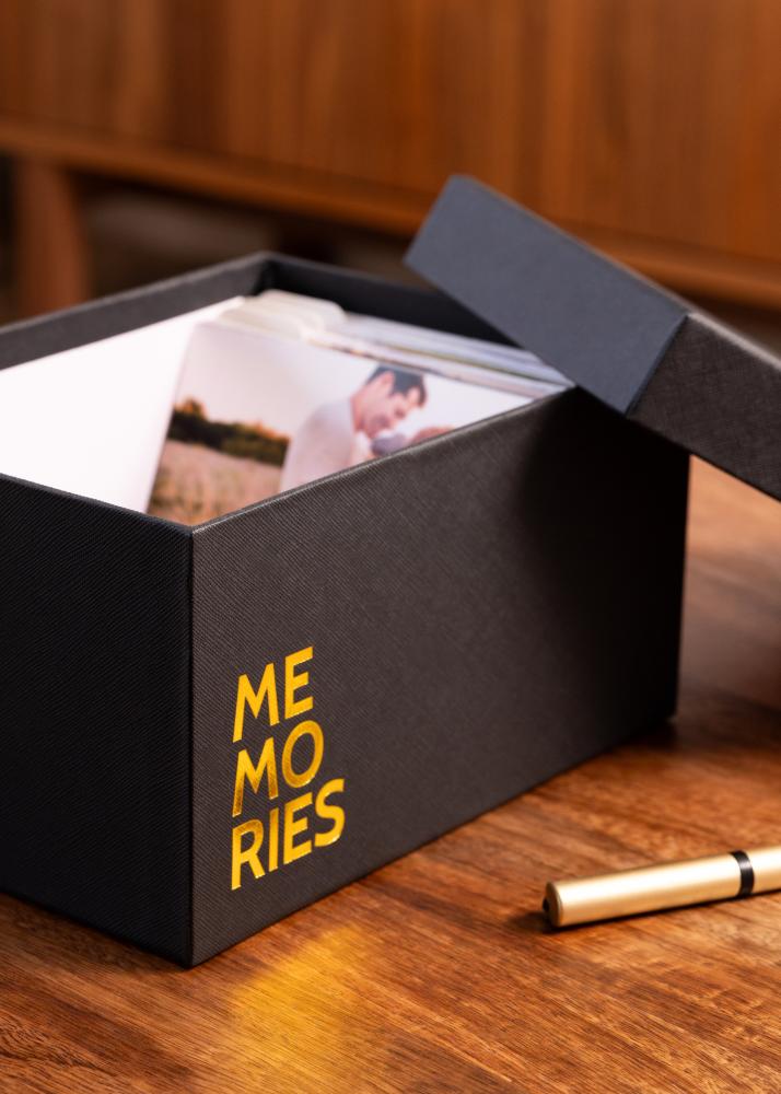 KAILA MEMORIES Fotobox (700 bilder i 10x15 cm) - Černá