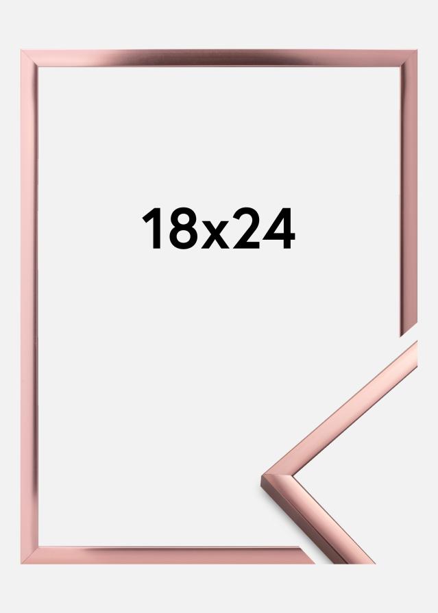Rám Plakát Frame Aluminum Ružové zlato 18x24 cm
