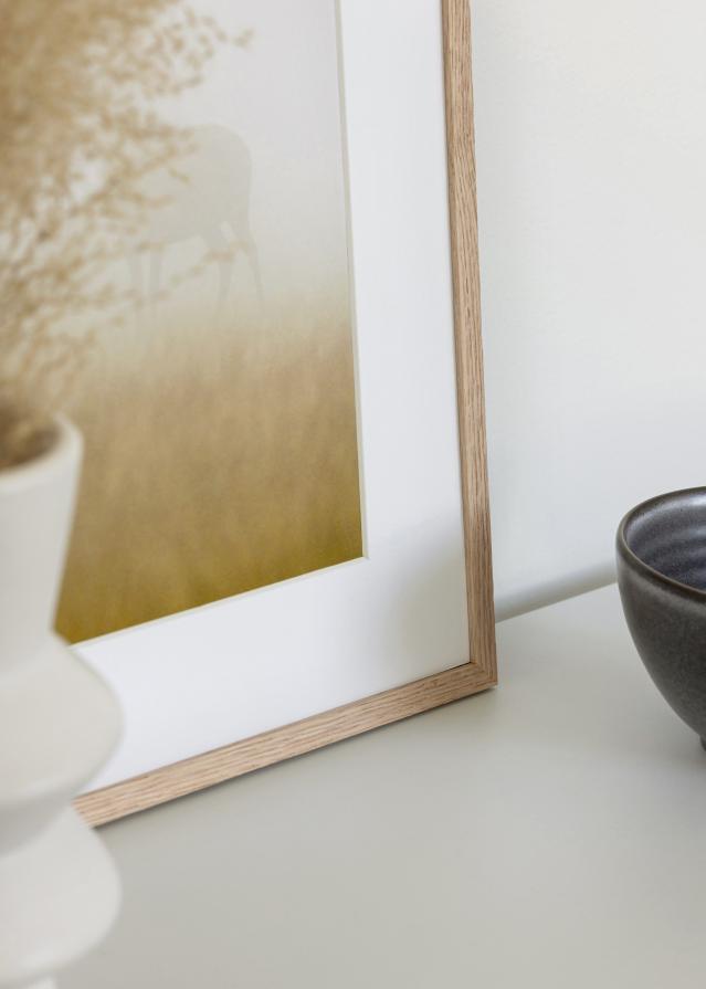 Rám úzký dub Akrylové sklo 30x30 cm