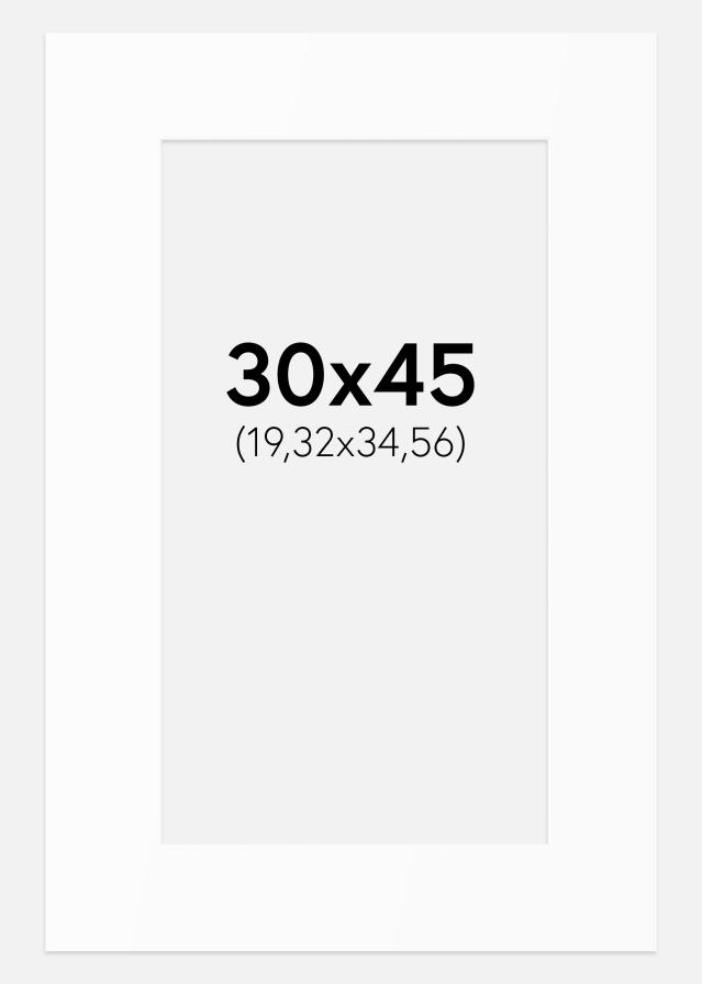Pasparta Bílý Standard (Bílé Jádro) 30x45 cm (19,32x34,56)