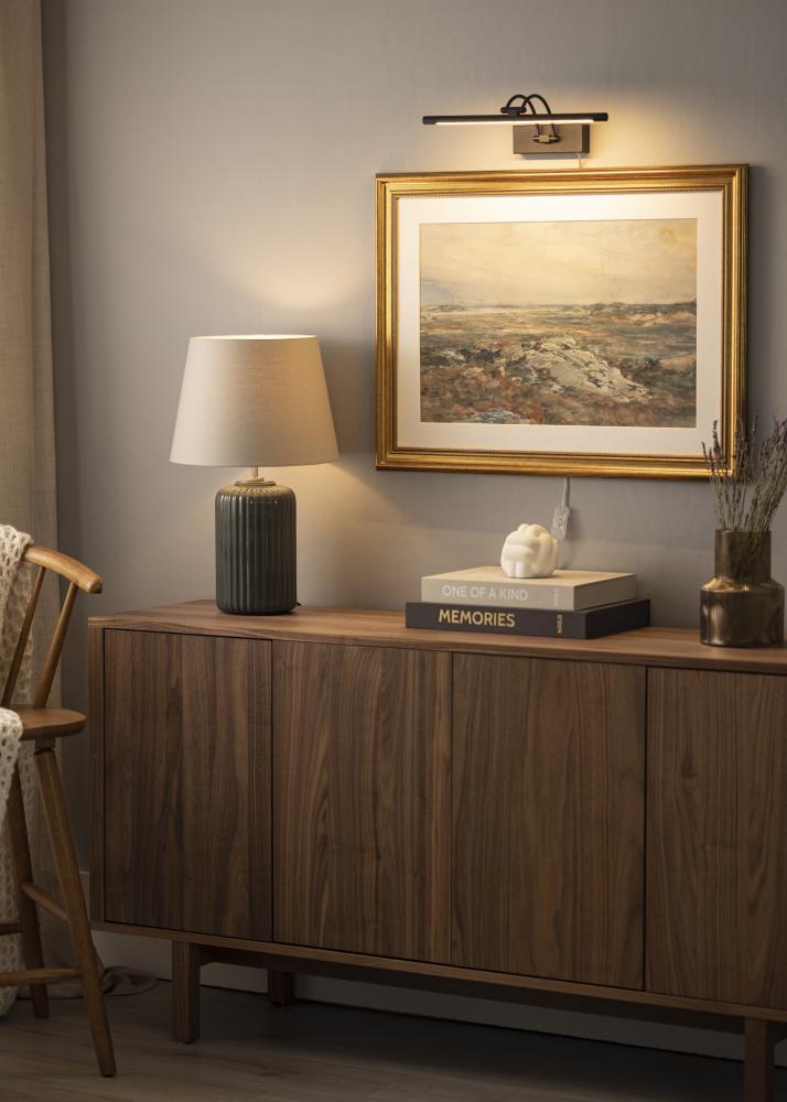 Gunnebo V962 LED osvetlení obrazu 37 cm - Cerná