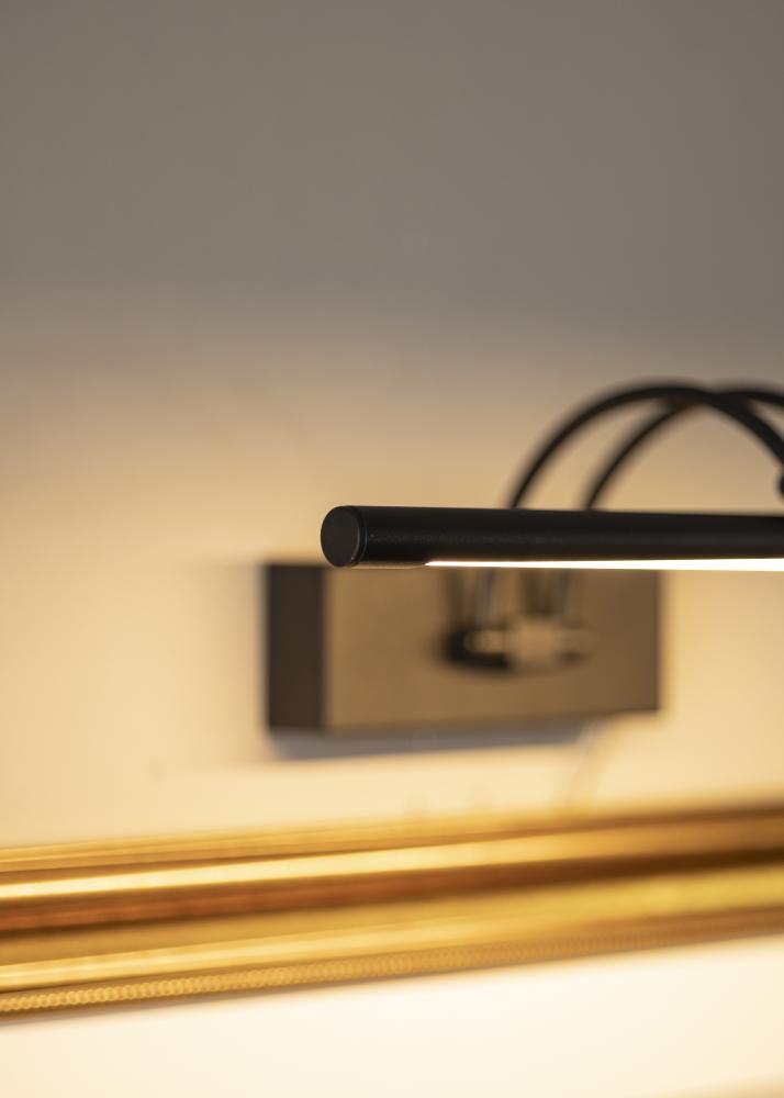 Gunnebo V962 LED osvetlení obrazu 37 cm - Cerná