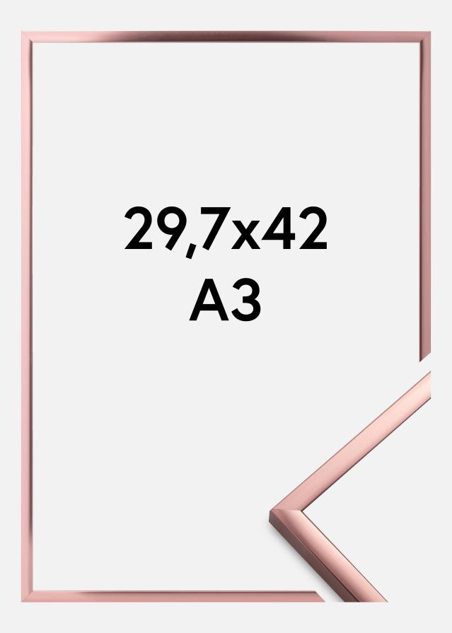 Rám Plakát Frame Aluminum Ružové zlato 29,7x42 cm (A3)