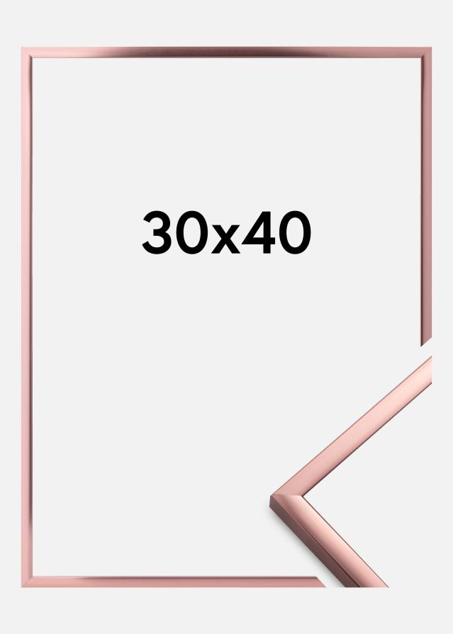 Rám Plakát Frame Aluminum Ružové zlato 30x40 cm