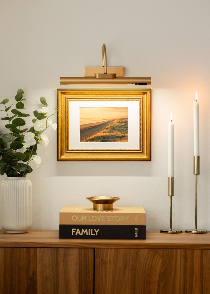 KAILA Spark Bateriové Osvětlení Obrazu 35 cm - Zlatá