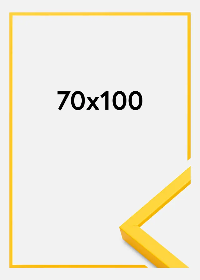 Rám E-Line Akrylové sklo Žlutá 70x100 cm