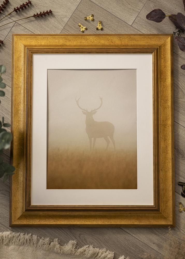 Rám Belfast Tmavý Zlatá - Volitelná velikost