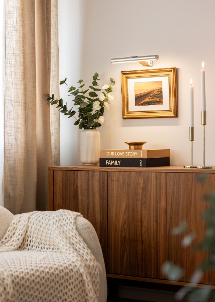 KAILA Lux Bateriové Osvětlení Obrazu 33 cm - Stříbrná