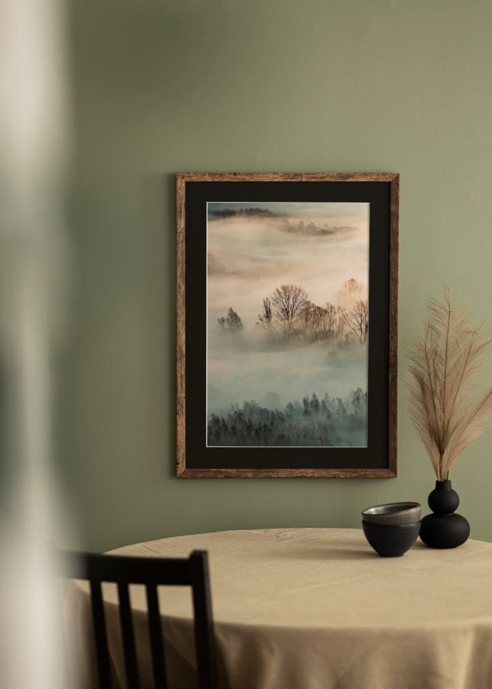 Rám Fiorito Washed Oak 60x80 cm - Pasparta Cerná 50x70 cm