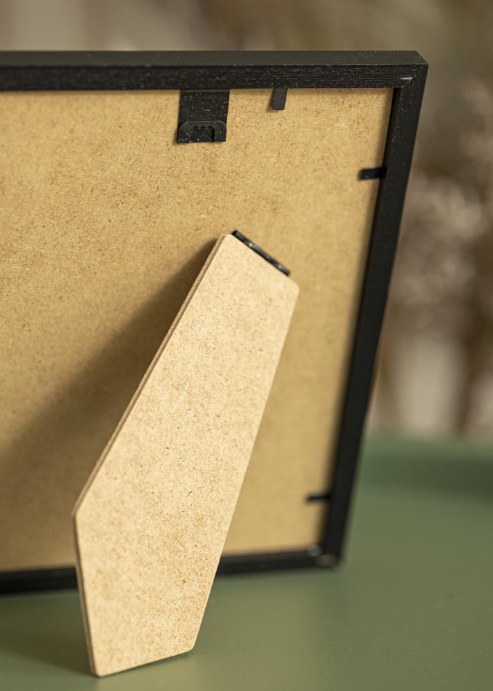 Rám Kaspar Cerná 15x20 cm - Pasparta Bílá 11x15 cm