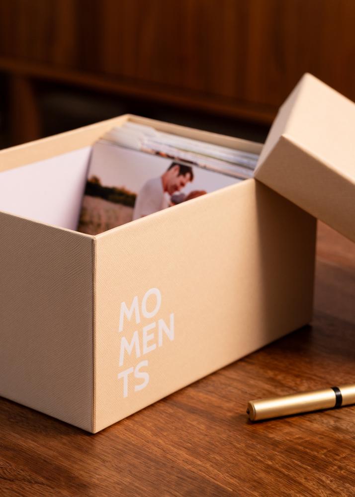 KAILA MOMENTS Foto Box (700 bilder i 10x15 cm) - Krémová