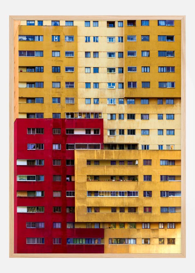 A building full of life Plakát